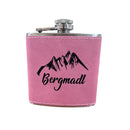 Flachmann Bergmadl Edelstahl Altrosa