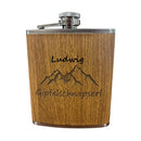 Flachmann Gipfelschnapserl Edelstahl Hoogstraten