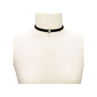 Samt-Kropfband "Helena" schwarz