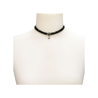 Glamour-Kropfkette "Helena" schwarz