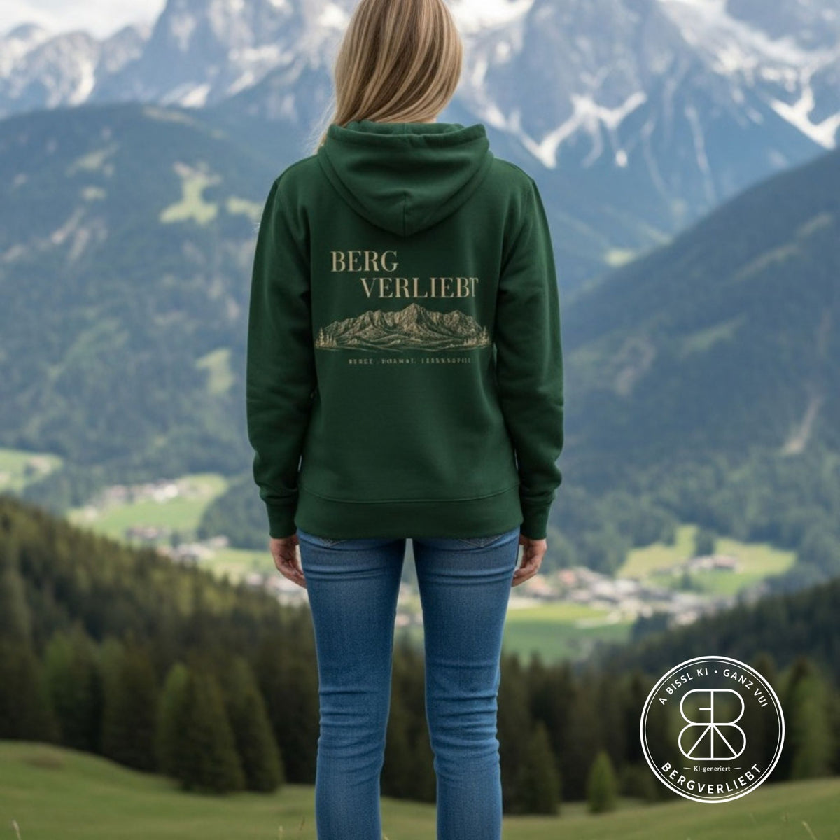 Bergverliebt® Hoodie "Bergverliebt" Unisex