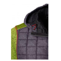 Bergverliebt® Buam-Jacke Materialmix kiwi-melange/anthracite-melange