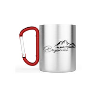 Edelstahl-Tasse Karabiner TREK "Bergnarrisch" 10 oz