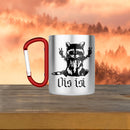 Edelstahl-Tasse Karabiner TREK 10 oz "Ois isi"