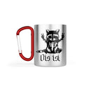 Edelstahl-Tasse Karabiner TREK 10 oz "Ois isi"