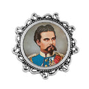 Gaudiknopf "Ludwig" verziert