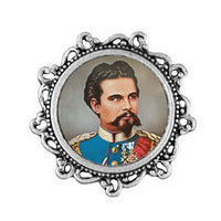 Gaudiknopf "Ludwig" verziert