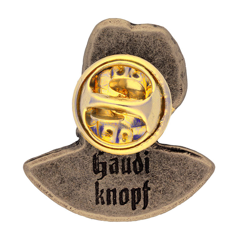 Gaudiknopf "Ludwig" altmessing