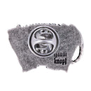 Gaudiknopf "Harmonika" altsilber