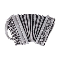 Gaudiknopf "Harmonika" altsilber