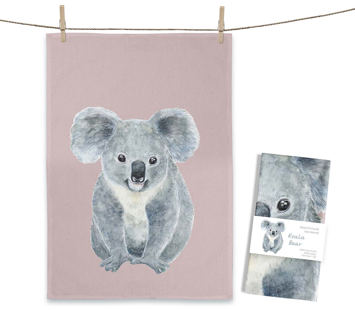 MALUU Geschirrtuch Koala Bear