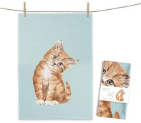 MALUU Geschirrtuch Sweet Kitty