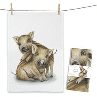 MALUU Geschirrtuch Wild Piggies