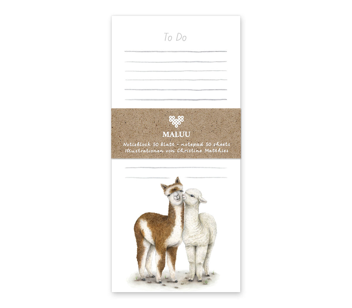 MALUU NOTES Alpaca Amigos - So machen Aufgaben Laune