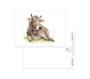 MALUU Postkarte Chilling Cow