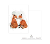 MALUU Postkarte Fox Friends