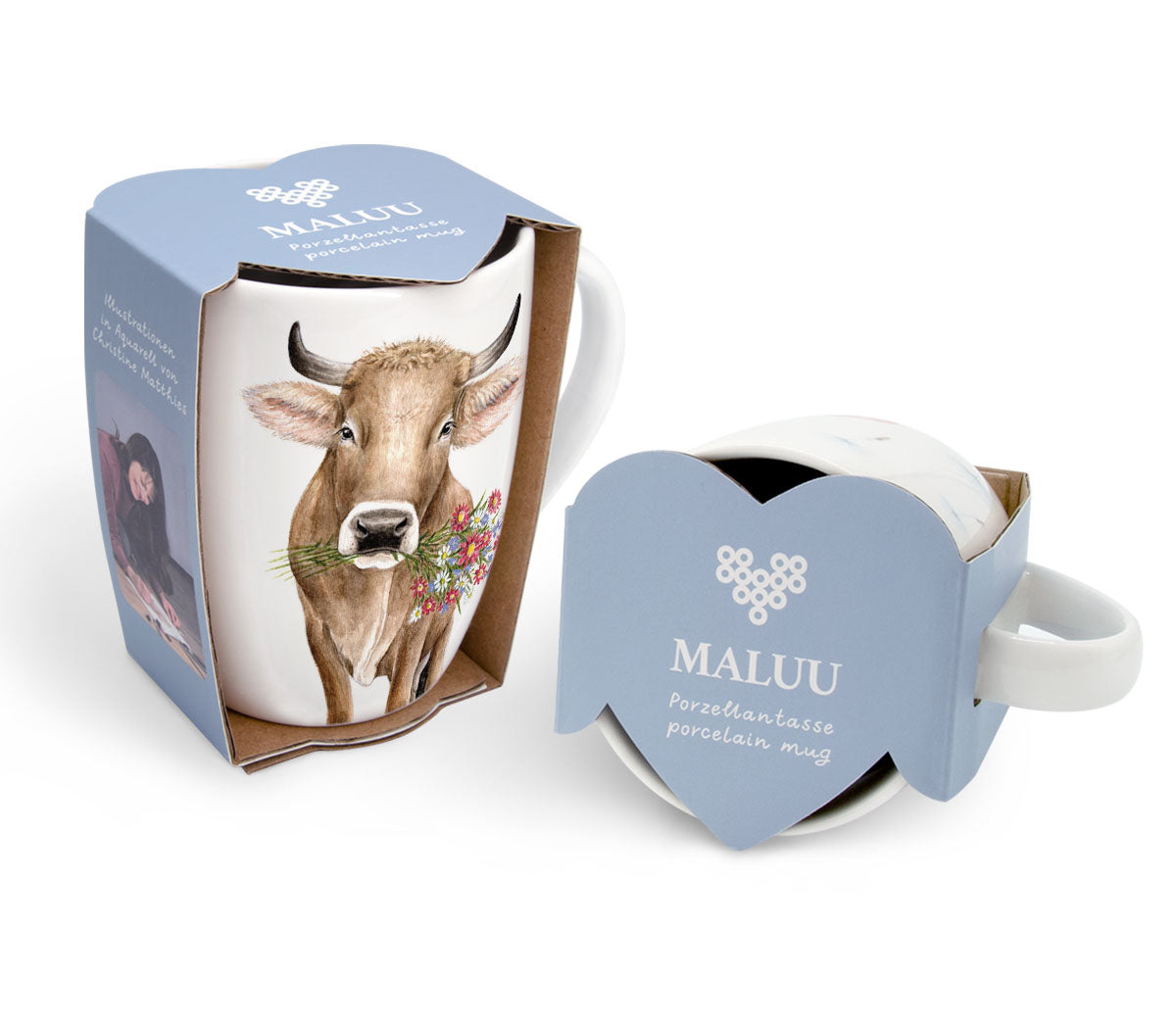 MALUU Tasse Charming Cow