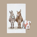 MALUU Frottee Handtuch Cheeky Donkeys
