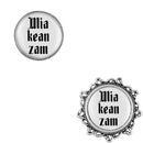 Gaudiknopf "Mia kean zam " Doppelpack