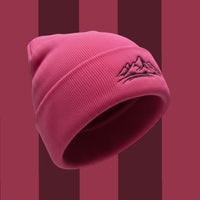 Bergverliebt® Lebensgfui Beanie "Berg" Pink