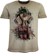 Almtracht® Tshirt "Dackel Wastl"