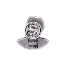 Gaudiknopf "Ludwig" altsilber