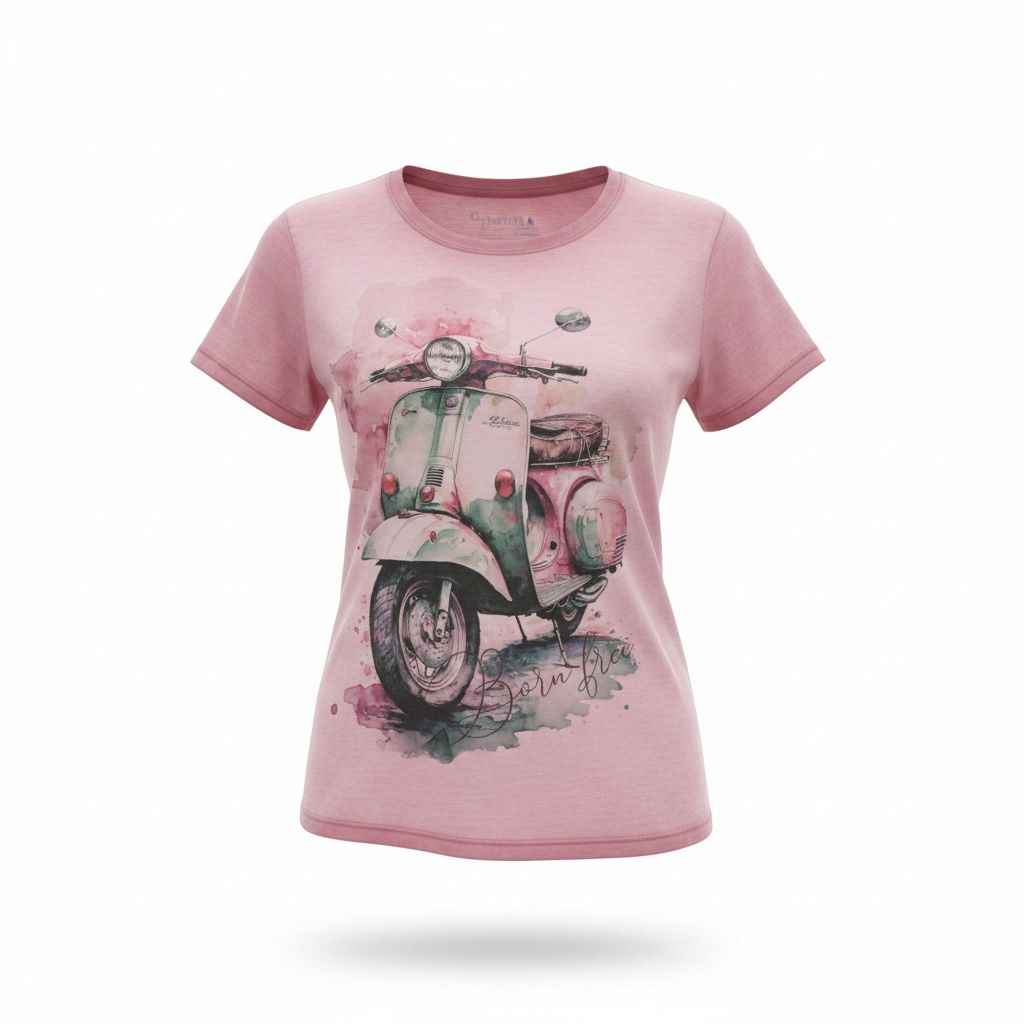 Almtracht® Damen-Tshirt "La Dolce Vita" Pink Washed
