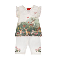 Kleinkinder-Set "Hirschfamilie" Shirt + Leggings