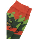 Bambussocken "Radfahrer" grün, Größe 40-46