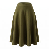 Strickrock „Alpenblüte“, Olive