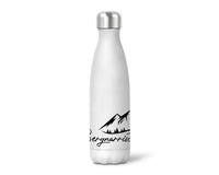 Bergverliebt® Edelstahl-Thermoflasche "Bergnarrisch" weiß 500 ml