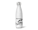 Bergverliebt® Edelstahl-Thermoflasche "Bergnarrisch" weiß 500 ml