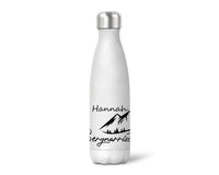 Bergverliebt® Edelstahl-Thermoflasche "Bergnarrisch" weiß 500 ml