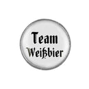 Gaudiknopf "Team Weißbier" schlicht