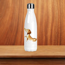 Edelstahl-Thermoflasche "Dackel Sisi" weiß 500 ml