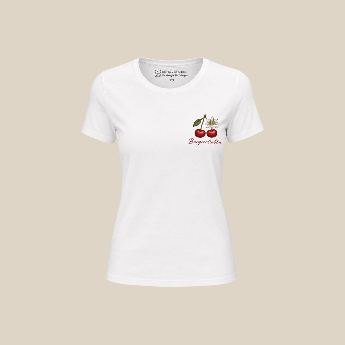 T-Shirt „Dolce Vita Kirsche“ – Herzstück by Bergverliebt®