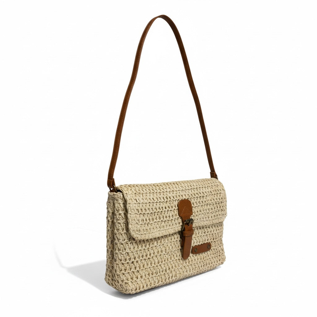 Bergverliebt®  Vintage Umhängestasche "Marie" beige