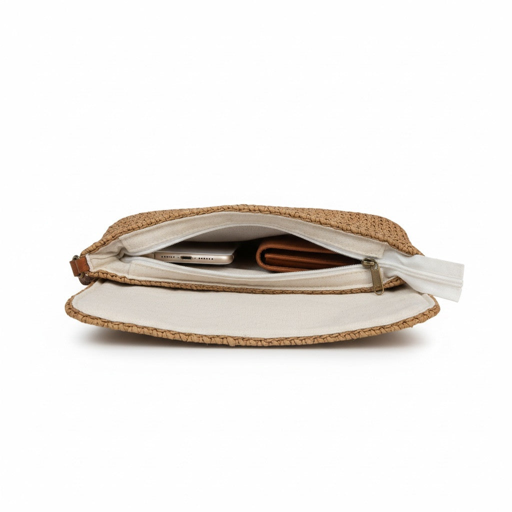 Bergverliebt®  Vintage Umhängestasche "Marie" braun