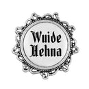 Gaudiknopf "Wuide Hehna" verziert