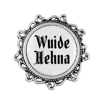 Gaudiknopf "Wuide Hehna" verziert