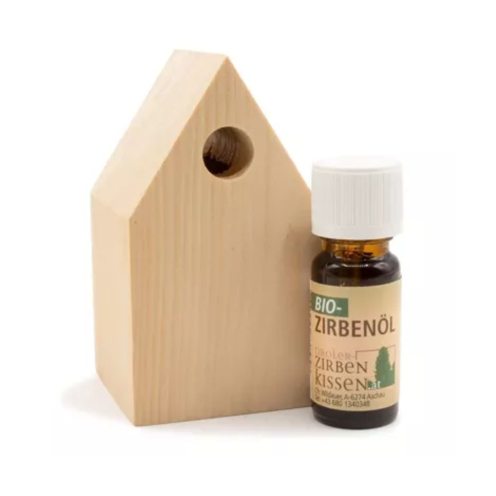 Zirben-Häuschen mit BIO-Zirbenöl
