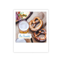 Photo-Postkarte "an guadn bretzel"