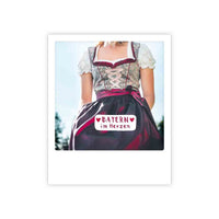 Photo-Postkarte "bayern im herzen dirndl"