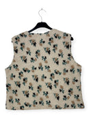 Teddyweste "Fina" - Blumenmuster