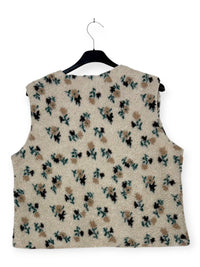 Teddyweste "Fina" - Blumenmuster