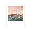 Photo-Postkarte "der berg ruft"