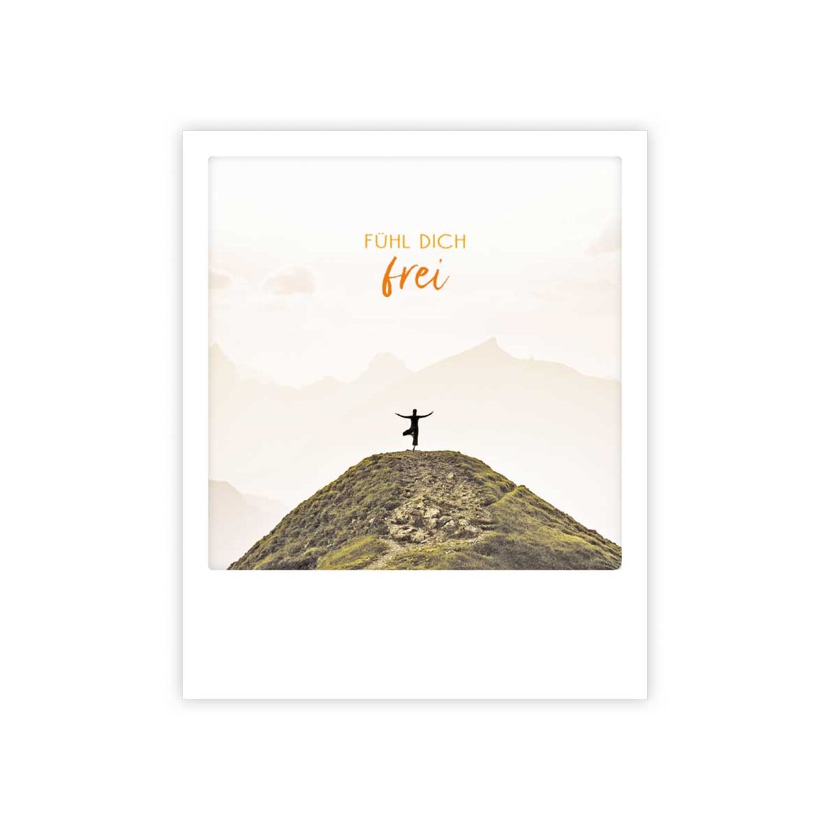 Photo-Postkarte "fühl dich frei"