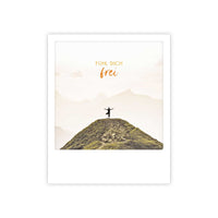 Photo-Postkarte "fühl dich frei"