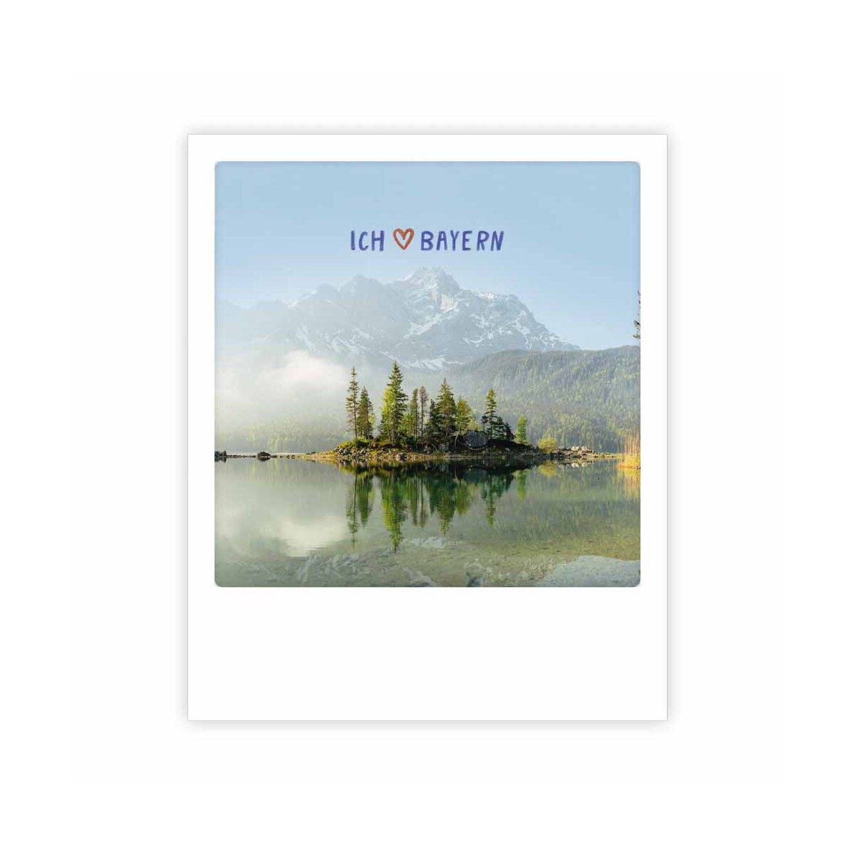 Photo-Postkarte "ich liebe bayern"