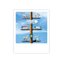 Photo-Postkarte "servus aus bayern maibaum"